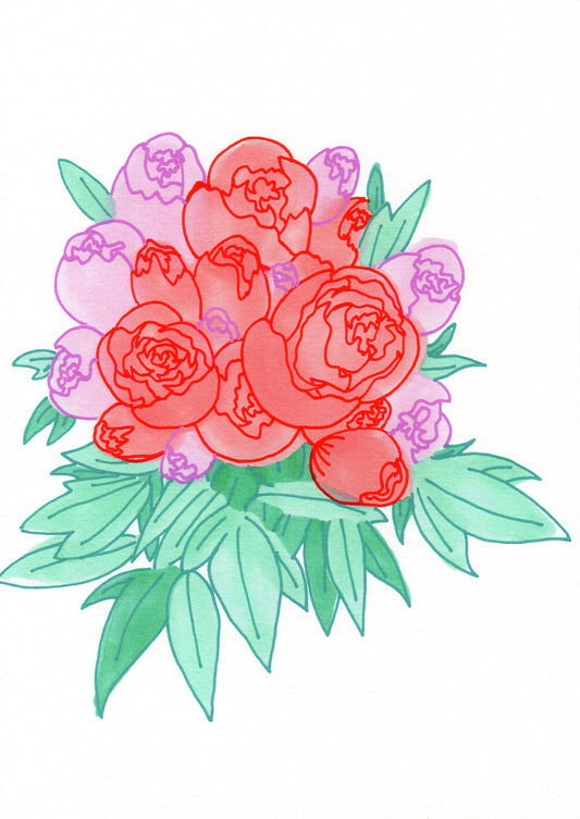 Peonies for Marie